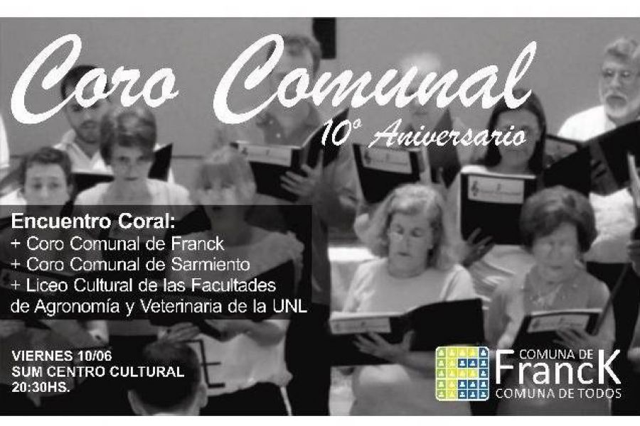 Afiche Coro Comunal de Franck