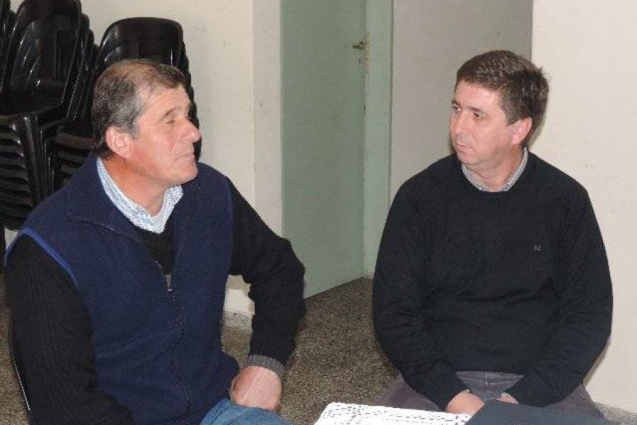 Raúl Gerarduzzi y Rubén Pirola - Foto FM Spacio