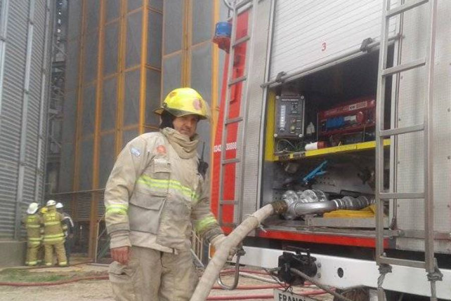 Incendio en Secadora - Foto Gustavo Winkelman