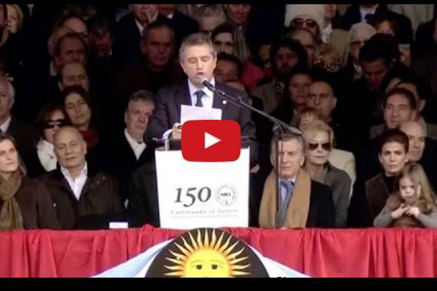 Etchevehere: «Basta de odios, de creer que el odio puede abrirnos un porvenir»