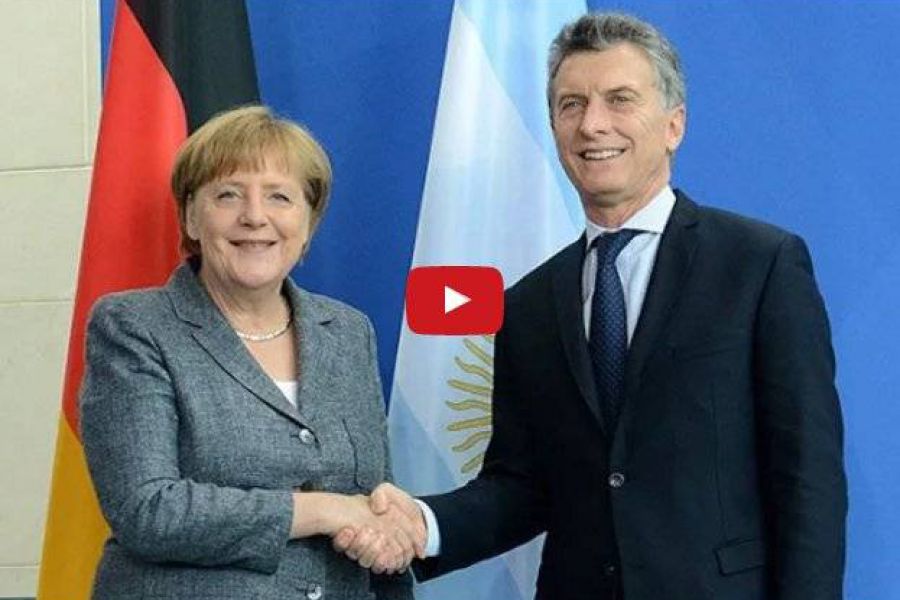 Merkel y Macri - Video Telam