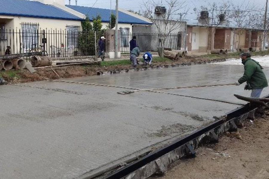 Pavimentacion - Foto Comuna de Franck