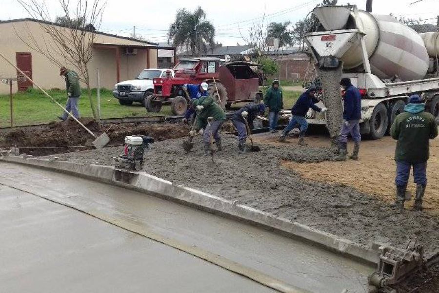 Pavimentacion - Foto Comuna de Franck