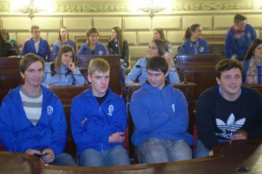 Alumnos Senadores por un dia - Foto EETP 298