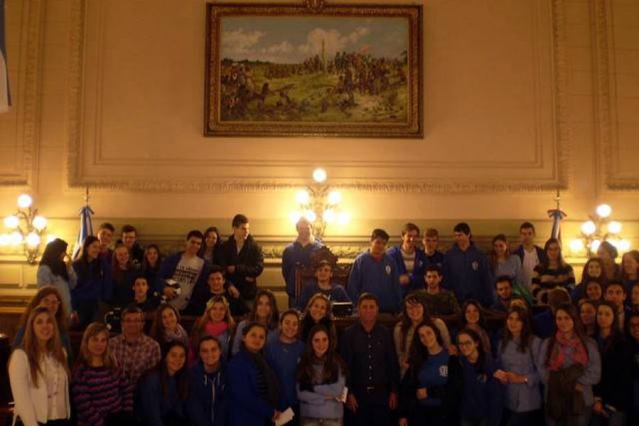 Alumnos Senadores por un dia - Foto EETP 298