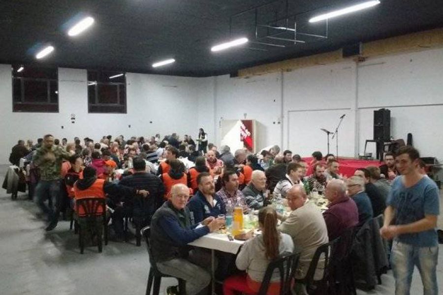Cena pescador deportivo - Foto FM Spacio