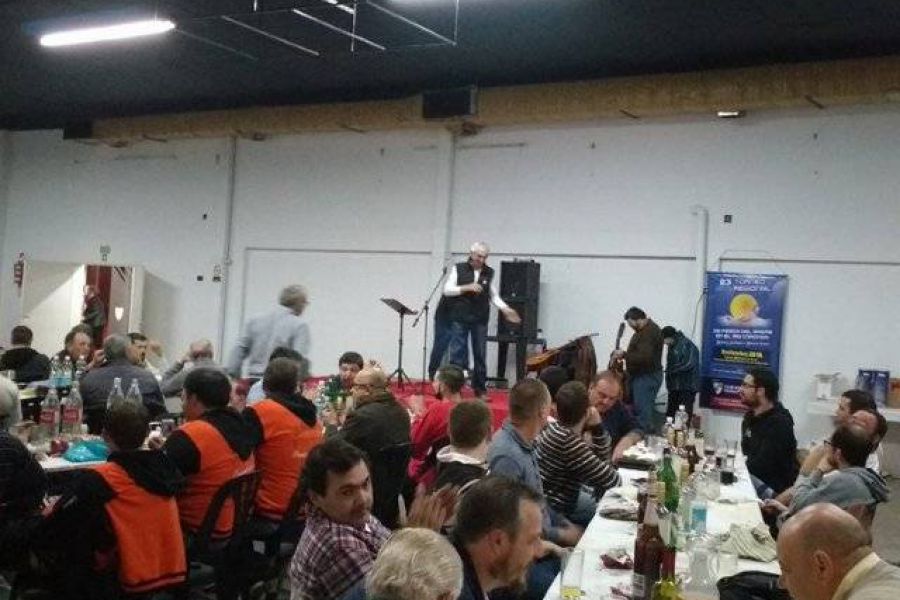 Cena pescador deportivo - Foto FM Spacio