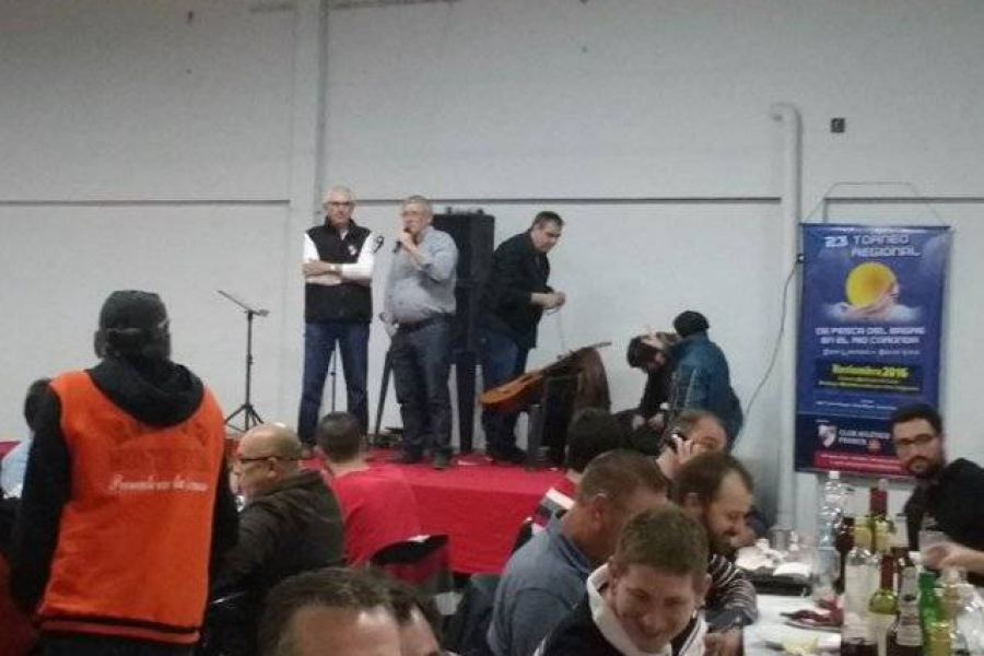 Cena pescador deportivo - Foto FM Spacio