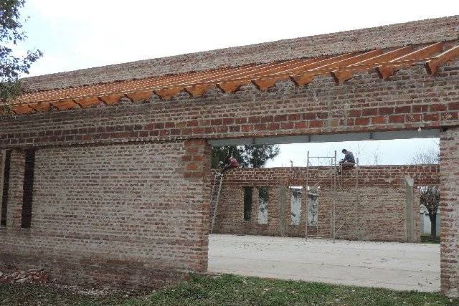 Avances en la Capilla Itati - Foto FM Spacio