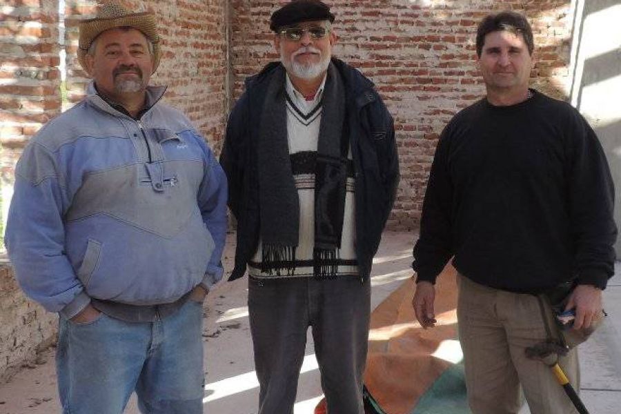 Albrecht y Martin con Giusta - Foto FM Spacio