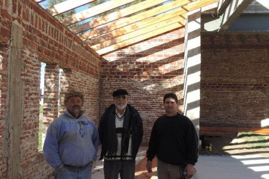 Avances en la Capilla Itati - Foto FM Spacio