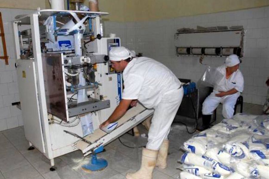 Fuerte baja de las exportaciones de leche en polvo