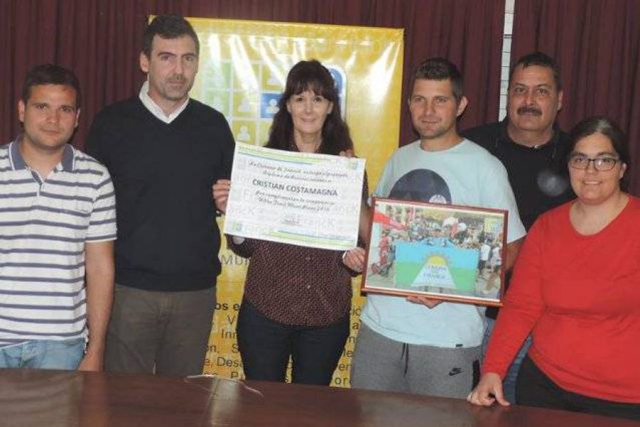 Reconocimiento a Cristian Costamagna