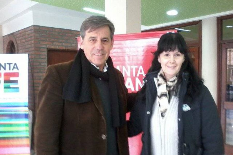 Emilio Jaton y Graciela Rossi - Foto Comuna de Franck