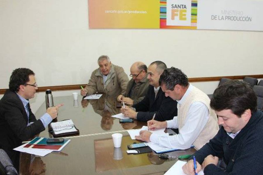 Primera reunión con el nuevo Secretario de Agricultura de Santa Fe