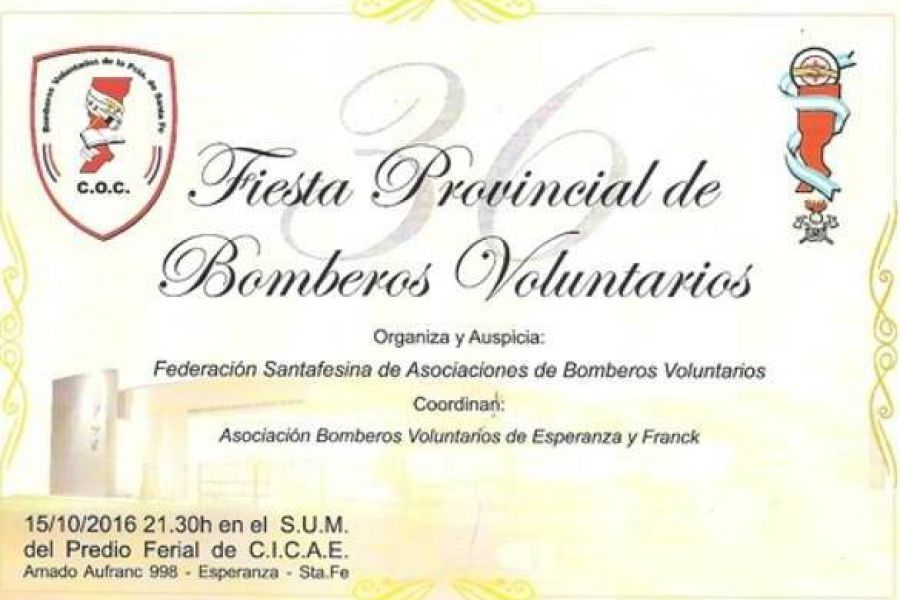 36º Fiesta Provincial de Bomberos Voluntarios