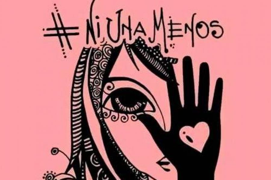 Con una misma imagen ya se expresa el reclamo #niunamenos