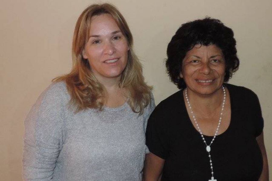 Valeria Schiavoni y Griselda Benega - Foto FM Spacio