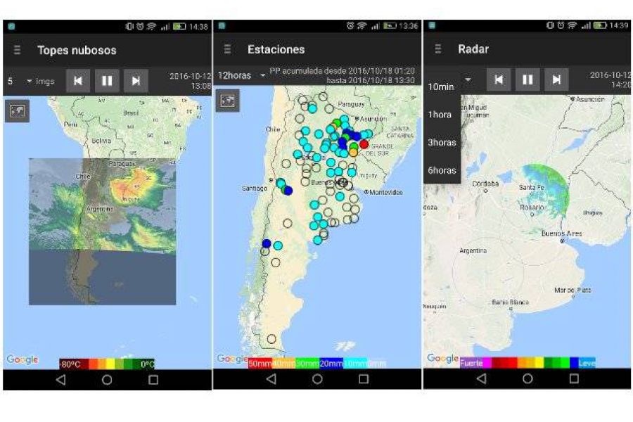 SEPA Precipitaciones - App INTA