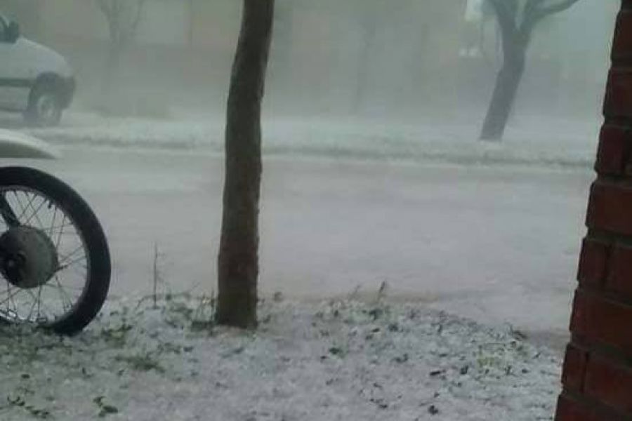 Granizada en Pilar