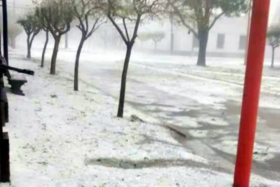 Granizada en Pilar