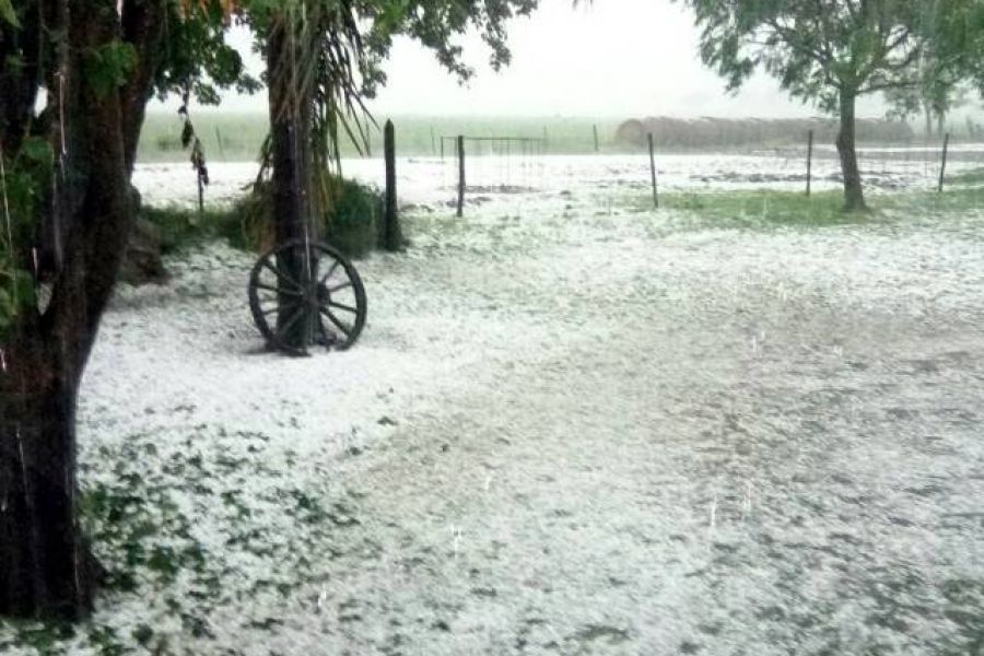 Granizada en Pilar