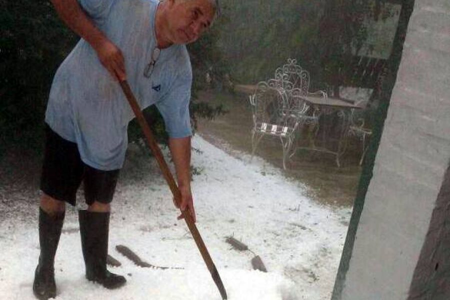 Granizada en Pilar