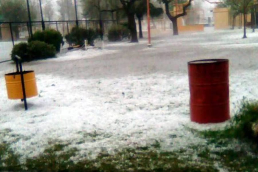 Granizada en Pilar