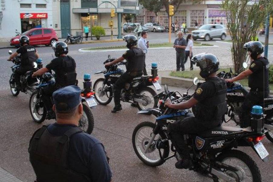 Motos Policiales - Foto Prensa GSF