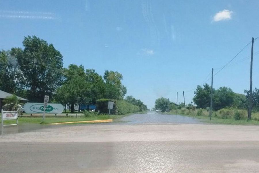 San Carlos Centro inundado