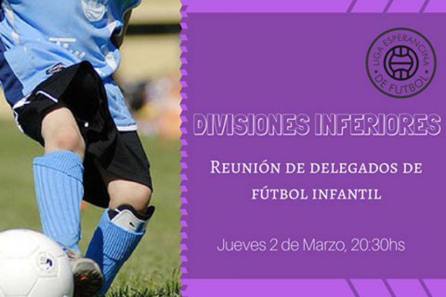L.E.F: Reunión de delegados del fútbol infantil