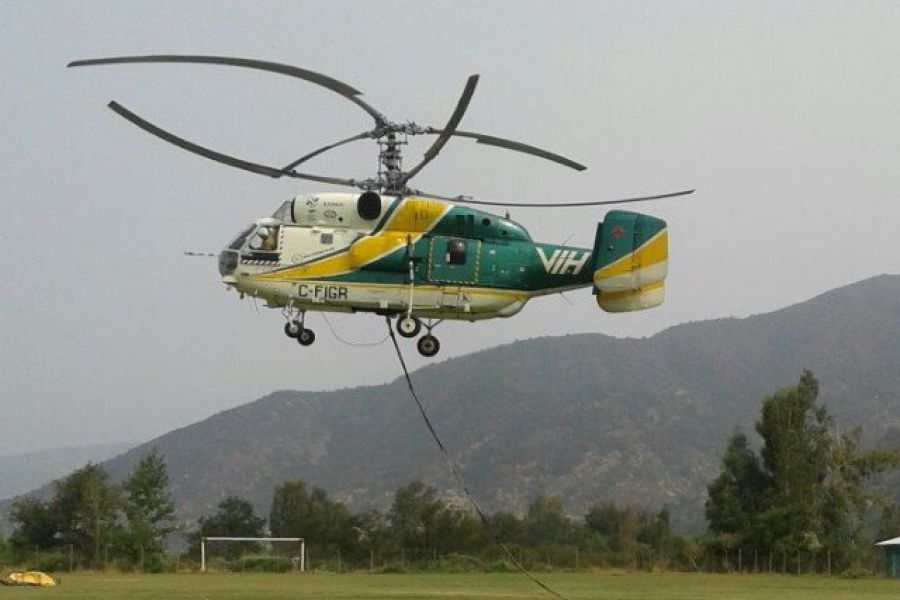 Bomberos franckinos en Chile