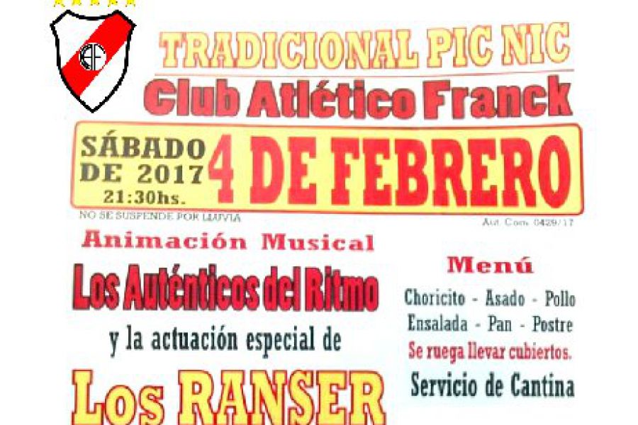 Tradicional Pic-Nic del Club Atlético Franck