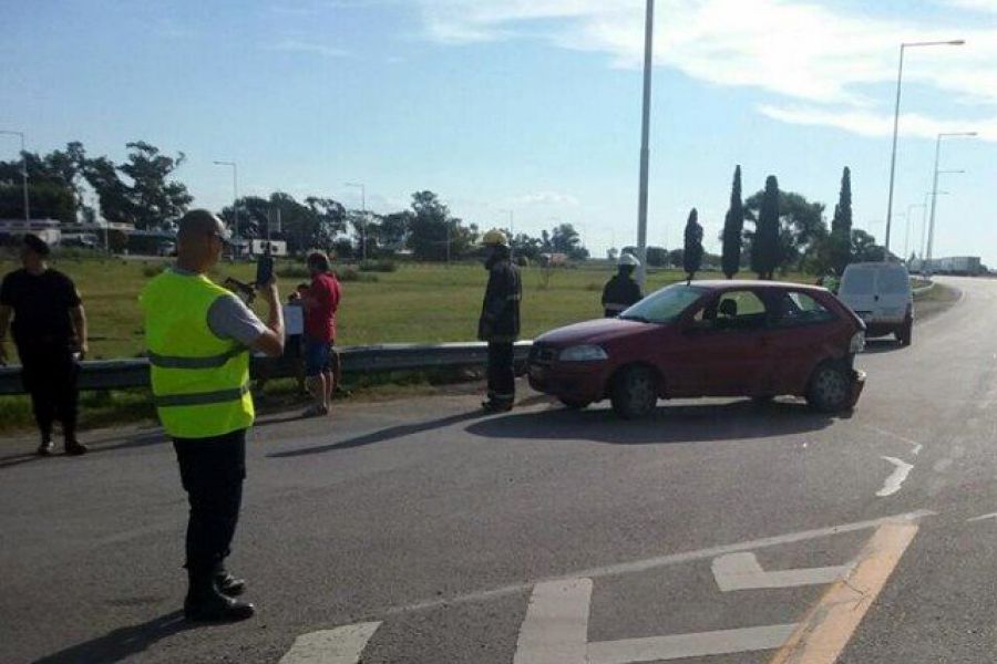 Accidente en Autovia 19 - Foto Bomberos Franck