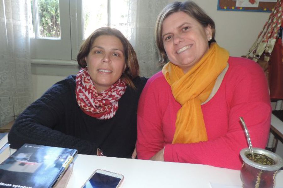 Valeria Di Bnedetto y Carolina Mettan - Foto FM Spacio