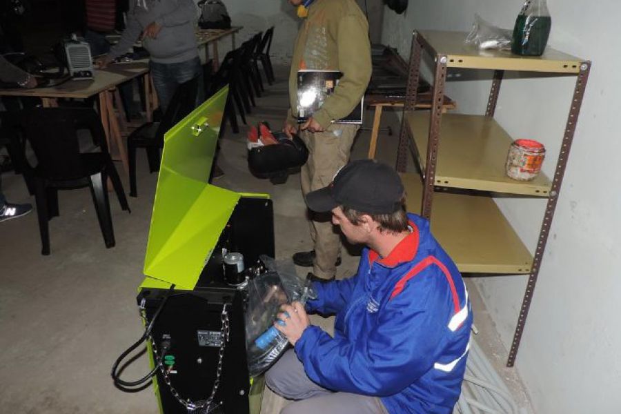 Taller de soldadura - Foto Comuna de Franck