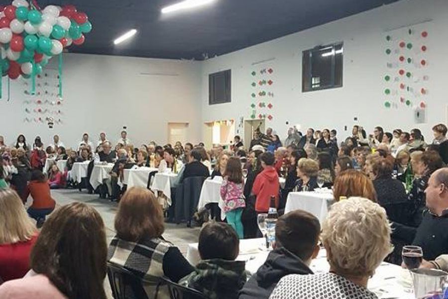 Segunda cena Aniversario - Foto Círculo Italiano Argentino de Franck