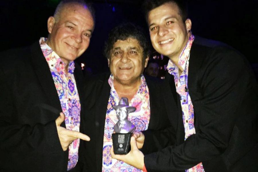 Cacho Deicas con Jorge y Darien Grenon