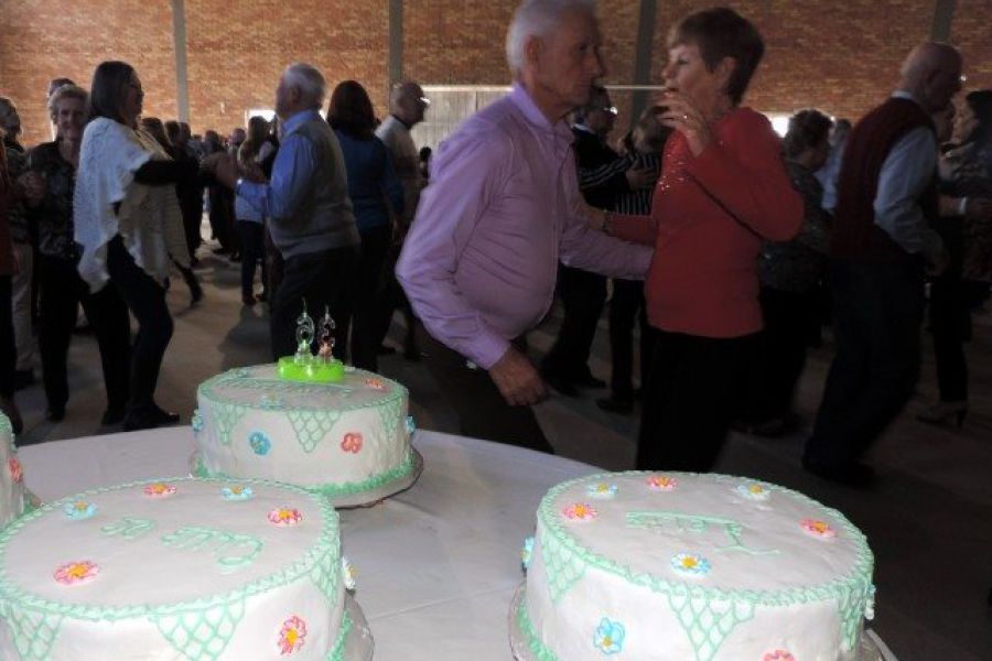 Almuerzo aniversario del Club de Abuelos - Foto FM Spacio