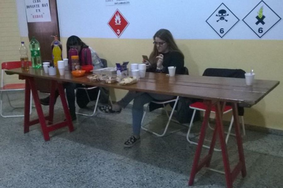 La Sangre Conecta en Bomberos - Foto FM Spacio