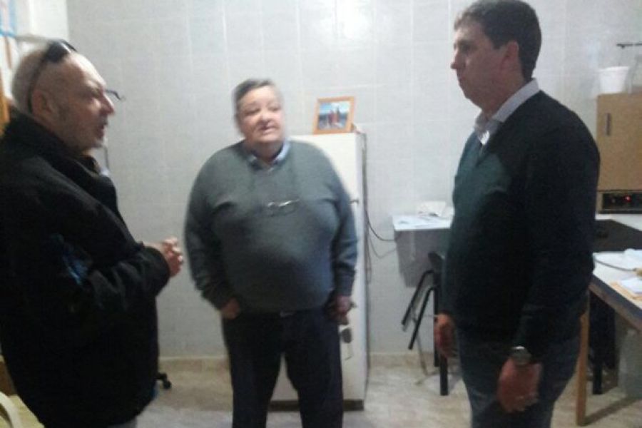 Pirola con Telmo y Manzonni en Sa Pereira