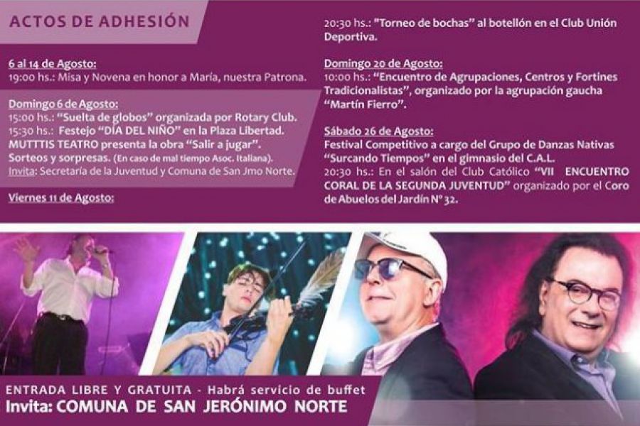 Fiesta patronal de SJN - Afiche