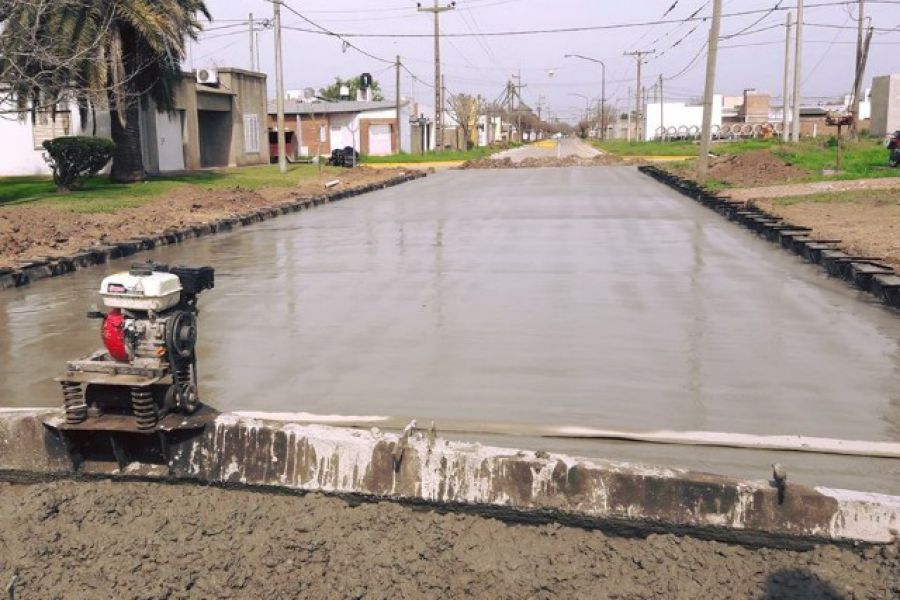 Pavimentacion - Foto Comuna de Franck