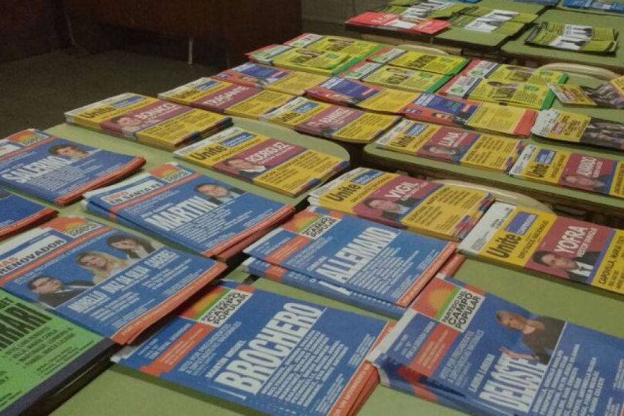 Boletas para Elecciones en Franck - Foto FM Spacio