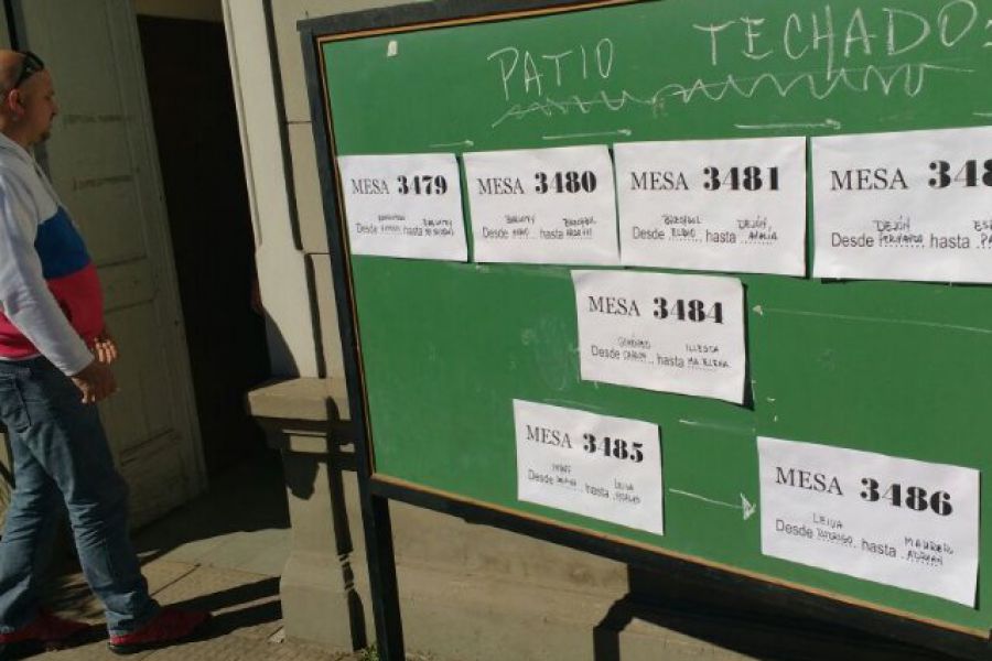 Elecciones en Escuela 321 - Foto FM Spacio