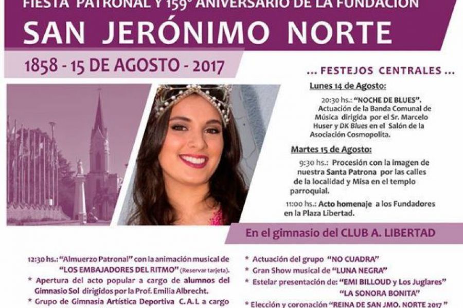 Fiesta patronal de SJN - Afiche