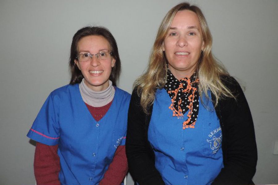 Monica Ballesteri y Valeria Schiavoni - Foto FM Spacio