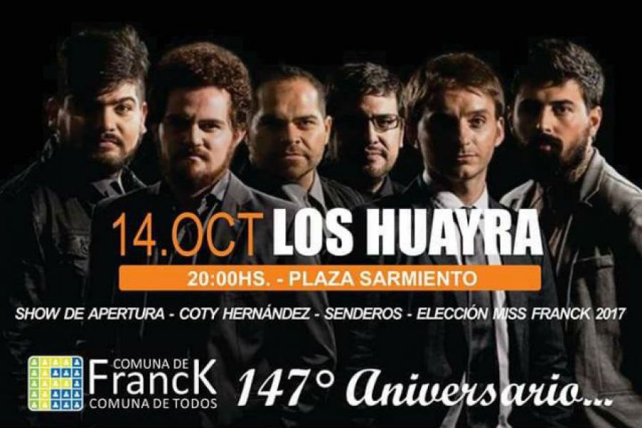 Vamos palapitando nuestro 147º aniversario franckino