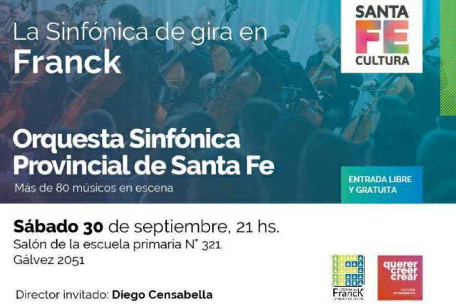 La Orquesta Sinfónica Provincial en Franck