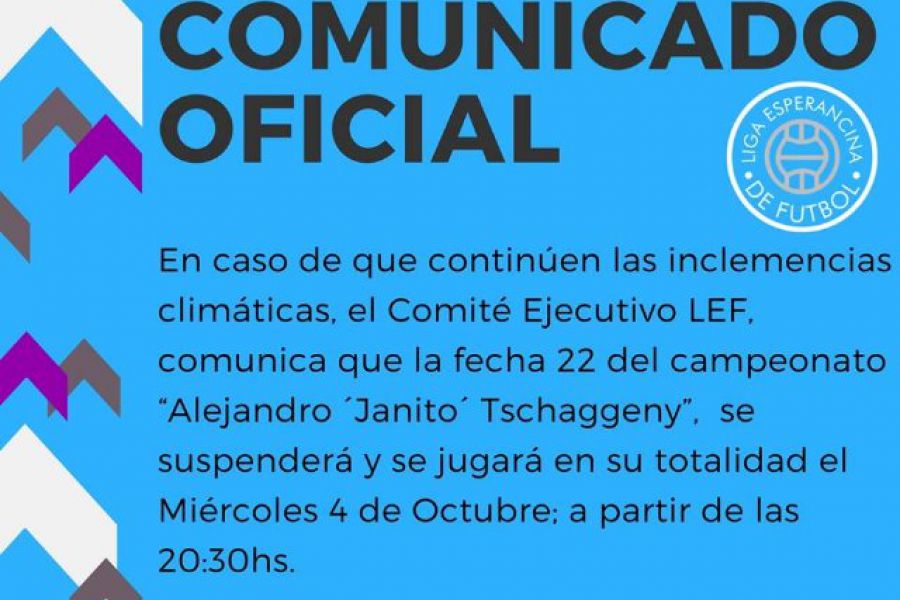 Comunicado Oficial LEF